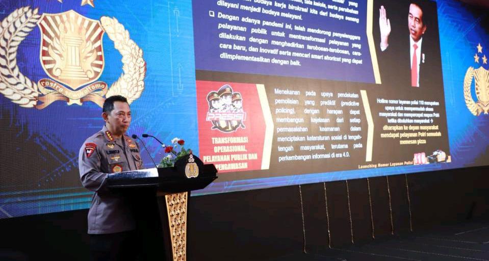 Panglima TNI dan Kapolri Luncurkan Hotline 110