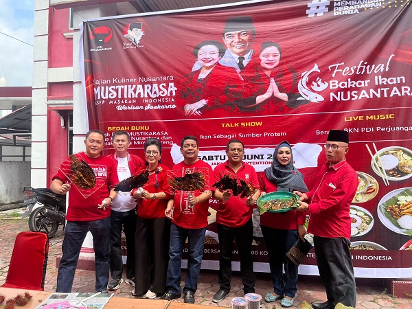 Mengenang Gagasan Bung Karno Soal Resep Nusantara, PDIP Gelar Bakar Ikan se Indonesia