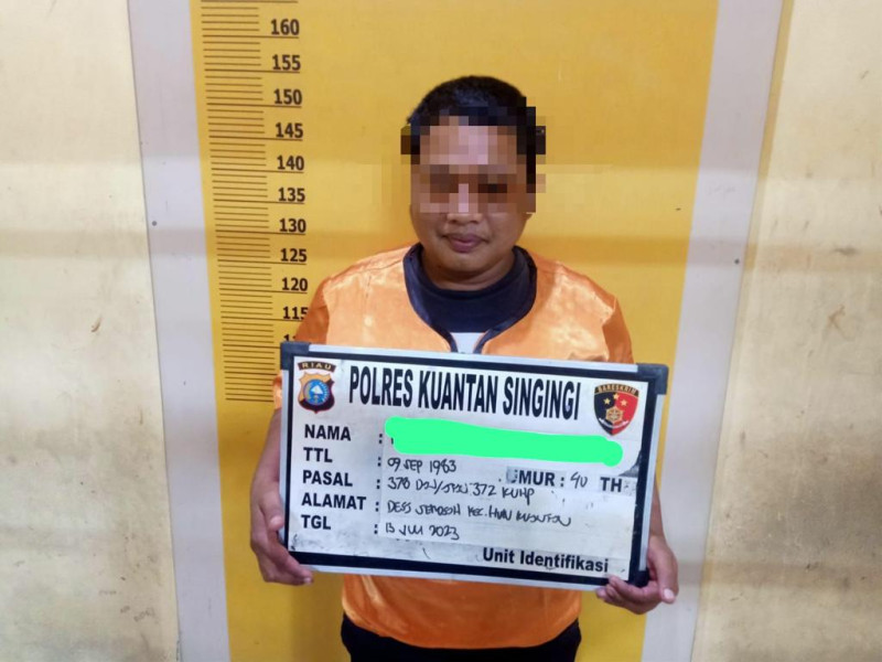 Penjual Tanah Fiktif di Kuansing Dijebloskan ke Penjara