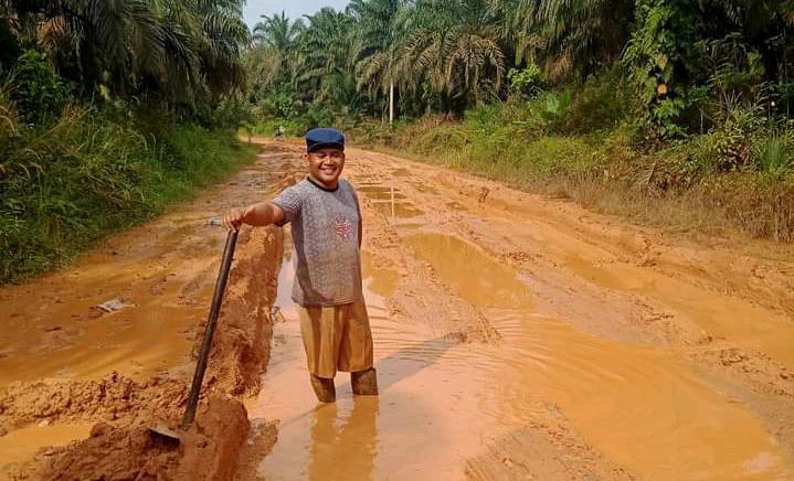 Langganan Banjir, Warga Kecamatan Talang Muandau Minta Perhatian Pemkab Bengkalis
