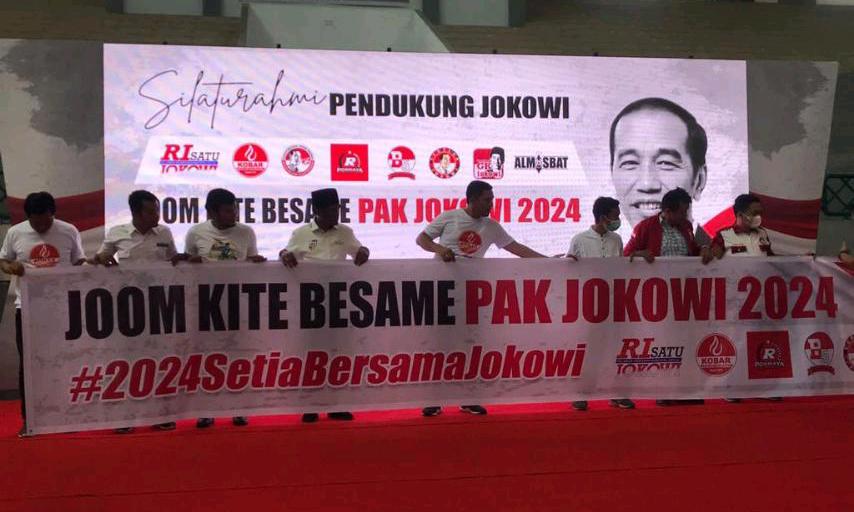 Relawan se-Provinsi Riau Gaungkan 'Joom Kite Besame' Pak Jokowi 2024