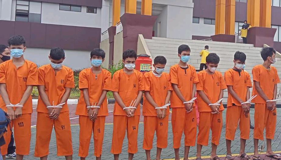 3 Komplotan Spesialis Jambret Dibekuk Polda Riau