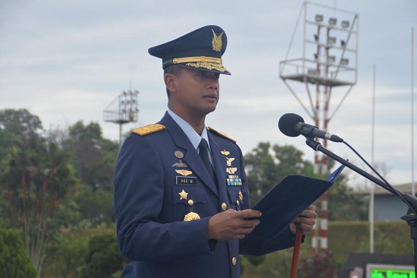 Komandan Lanud Roesmin Nurjadin Pimpin Upacara Peringatan Hari Lahir Pancasila