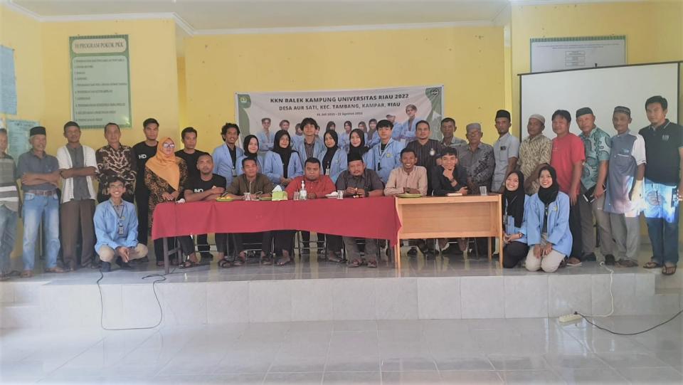 Pelepasan Mahasiswa KUKERTA Balek Kampung UNRI ke Desa Aursati