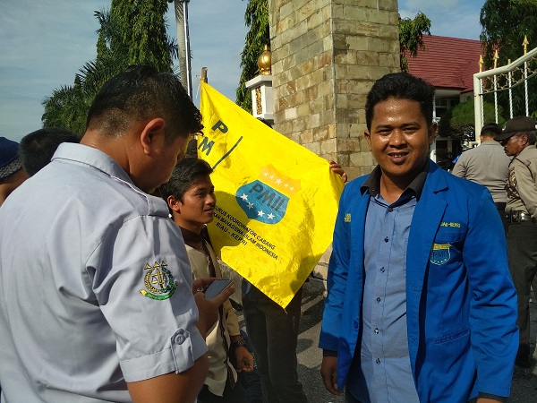 PMII Riau : Tangkap Serta Tersangkakan Bupati Pelalawan Dan Anaknya Korupsi Dana DTT