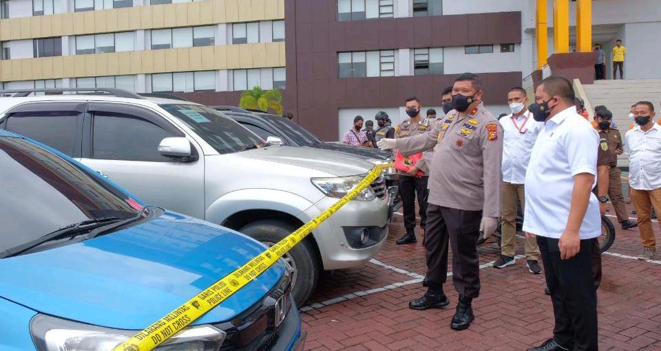 Ditemukan 7 Mobil dan 4 Motor, Masyarakat Merasa Pemilik Hubungi Polda Riau