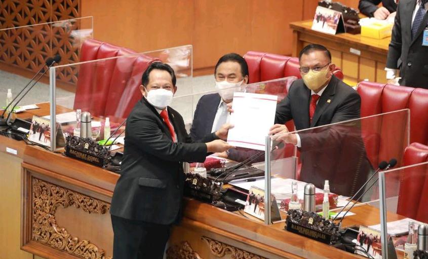 Tujuh RUU Provinsi Disahkan di Paripurna DPR, Mendagri Apresiasi Semua Pihak