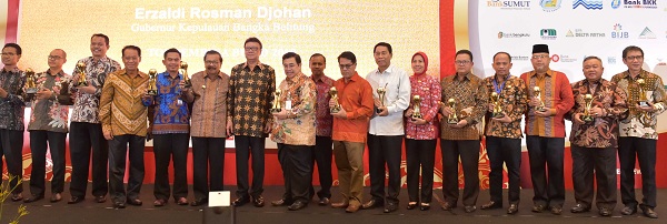 Bank Riau Kepri Sabet 4 Award Dalam Ajang Top BUMD 2018