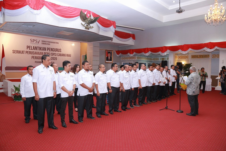 Resmi DIkukuhkan, Pengurus SPS Riau Siap Jalankan Program Kerja