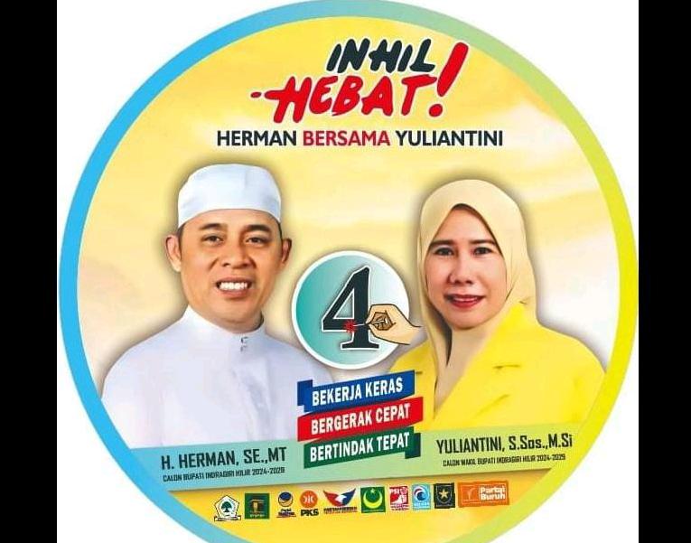 Kesejahteraan Petani Inhil Jadi Atensi Paslon Nomor Urut 4 Haji Herman-Yuliantini