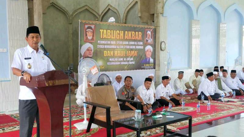 Haul Syekh Abdul Qodir Jailani di Masjid Jami Al-Ihsan Kelurahan Sungai Empat