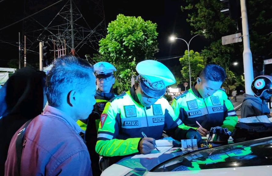 Hingga Dini Hari, Satlantas Patroli dan Buru Pelaku Balap Liar, Ini Hasilnya