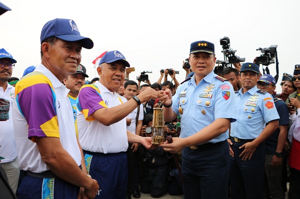 Kedatangan Api Obor Asian Games 2018 di Pekanbaru, Tanpa Firdaus MT