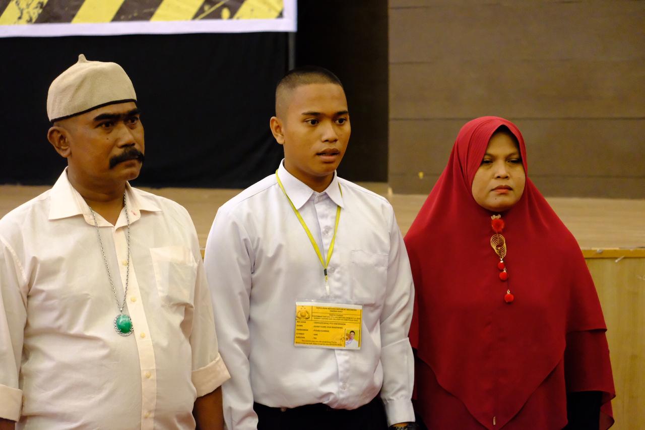 Siapa Sangka, Anak Tukang Tambal Ban Lulus Seleksi Bintara Polri di Riau