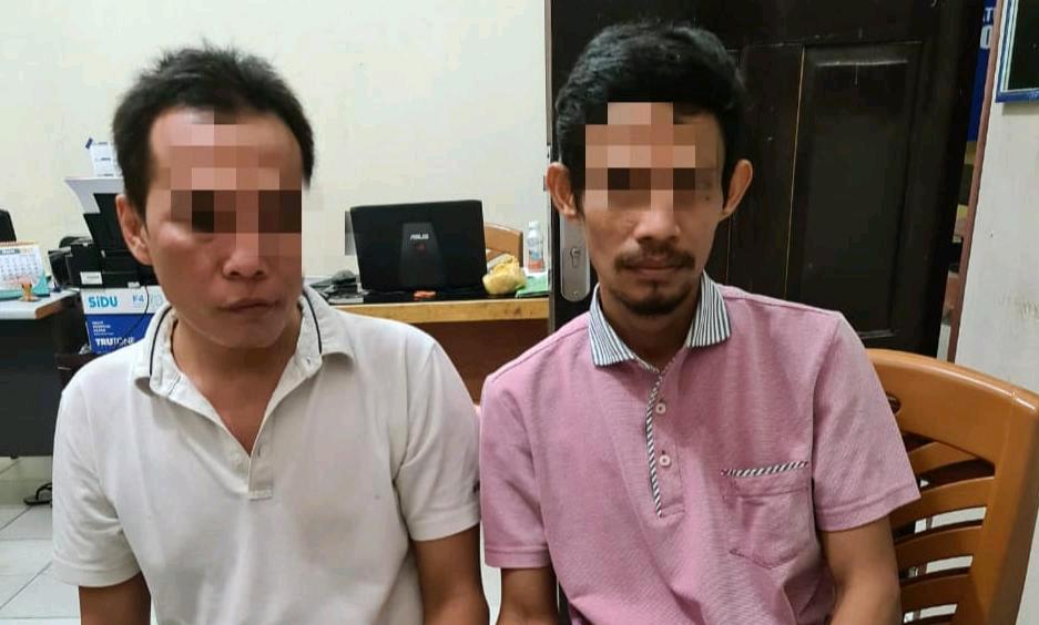Tim Ojoloyo Polres Kampar Tangkap 2 Pelaku Narkoba di Desa Kubang Jaya