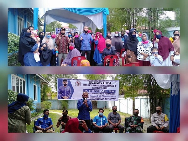Reses Nofrizal MM di Kampung Melayu Serap Soal UMKM