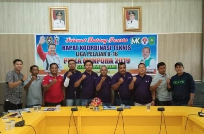 14 Korda se-Riau Siap Gelar Piala Gubernur Menuju Piala Menpora 2019