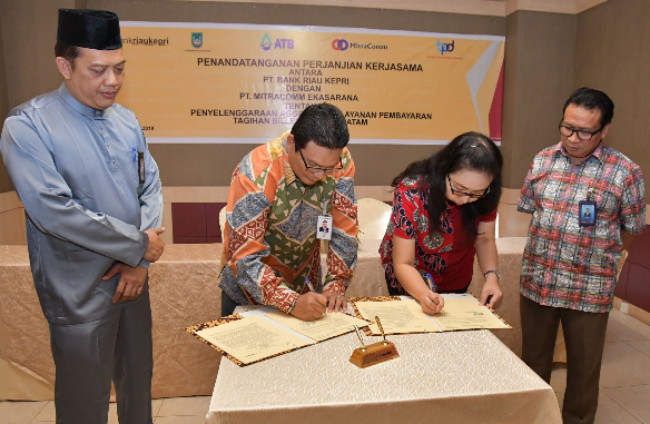 Bank Riau Kepri Siap Layani Pembayaran Tagihan ATB di Kota Batam