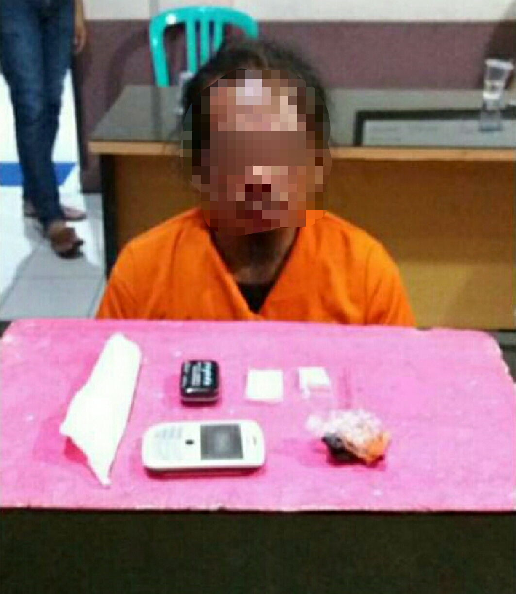 Miliki 7,70 Gram Sabu, wiraswasta di Inhil Tak Berkutik Dibekuk Polisi