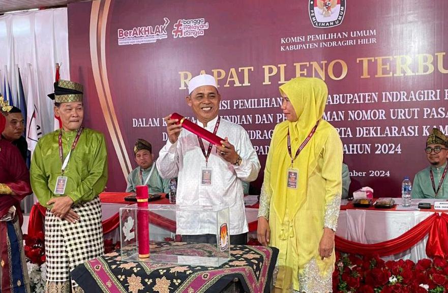 Dapat Nomor 4 Calon Bupati Inhil, Haji Herman: Alhamdulillah