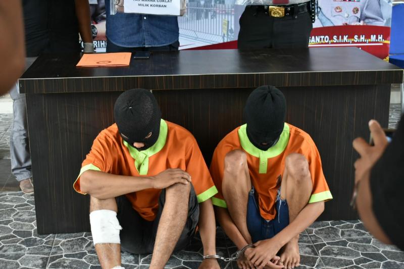 Pelaku Jambret di Pekanbaru Dibekuk Aparat, Korbanya Dilarikan ke ICU