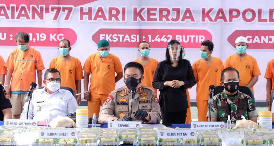 Akibat Narkoba, Oknum Polisi di Riau Diringkus