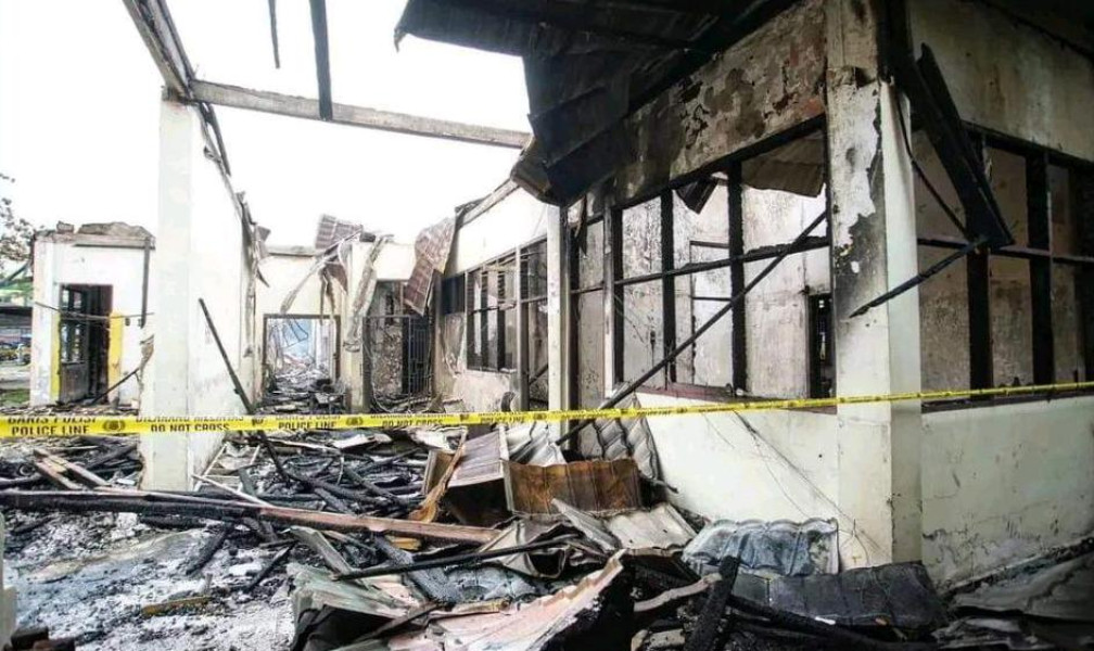 Gedung Lama RSUD Puri Husada Tembilahan Terbakar, Kerugian Capai Rp2 M