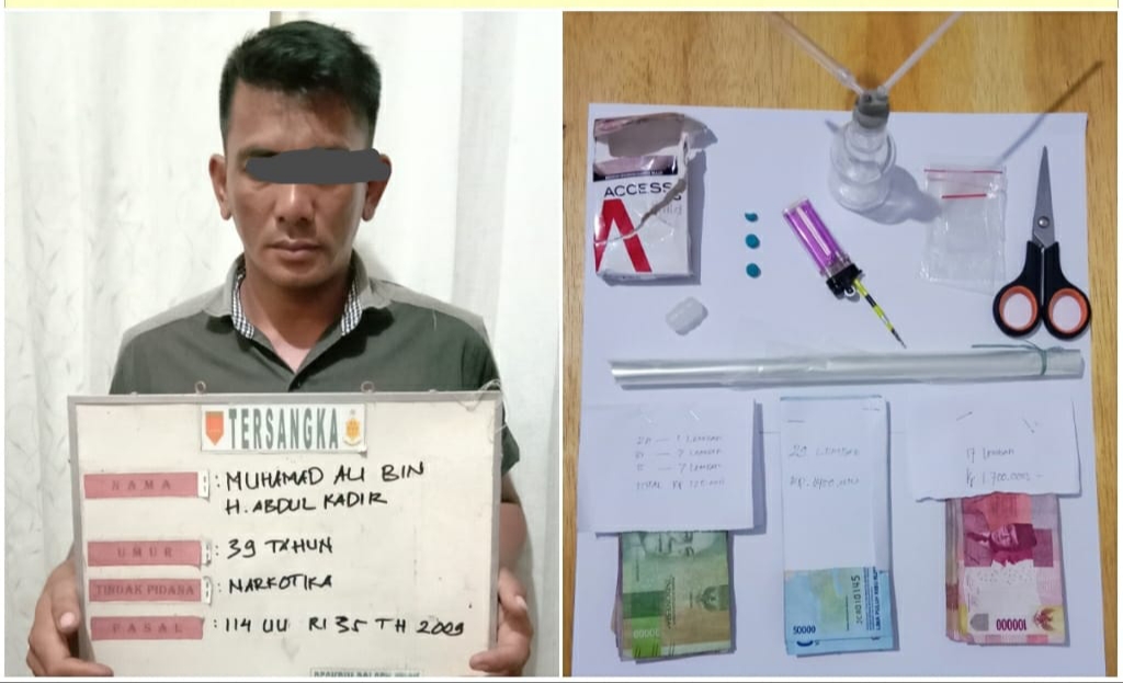 MA Digerebek Ditemukan Dua Setengah Paket Diduga Pil Extaci