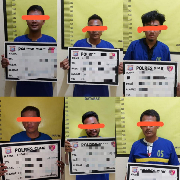 Pesta Sabu, Oknum Polisi dan Oknum Wartawan Bersama 4 Warga Sipil di Riau Dibekuk