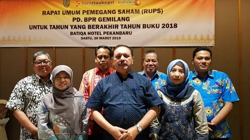 Sekda Said Syarifuddin Pimpin RUPS PD BPR Gemilang