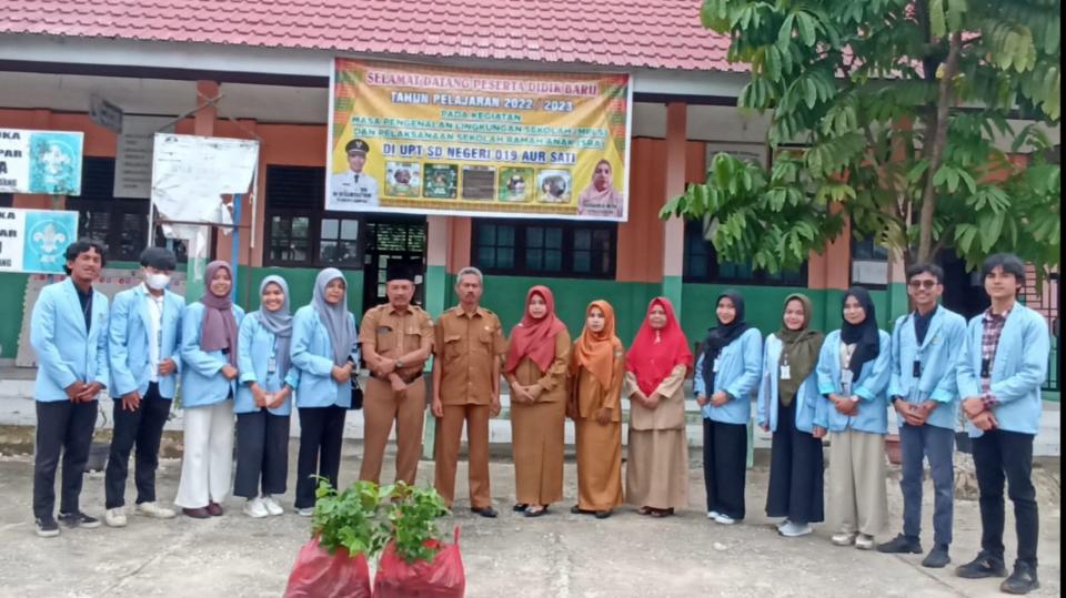 Mahasiswa KUKERTA Gelar Go Green School di SDN 019 Desa Aursati