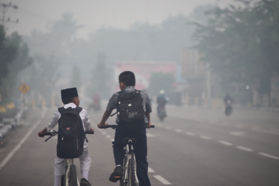 Selain Pekanbaru, Beberapa Kota di Riau Juga Dikepung Asap Pekat