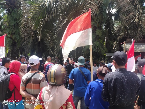 Lahan Dikuasai Mafia Lahan, Repdem Riau dan Kubangga Advokasi Massa Tani di Desa Koto Garo Kampar