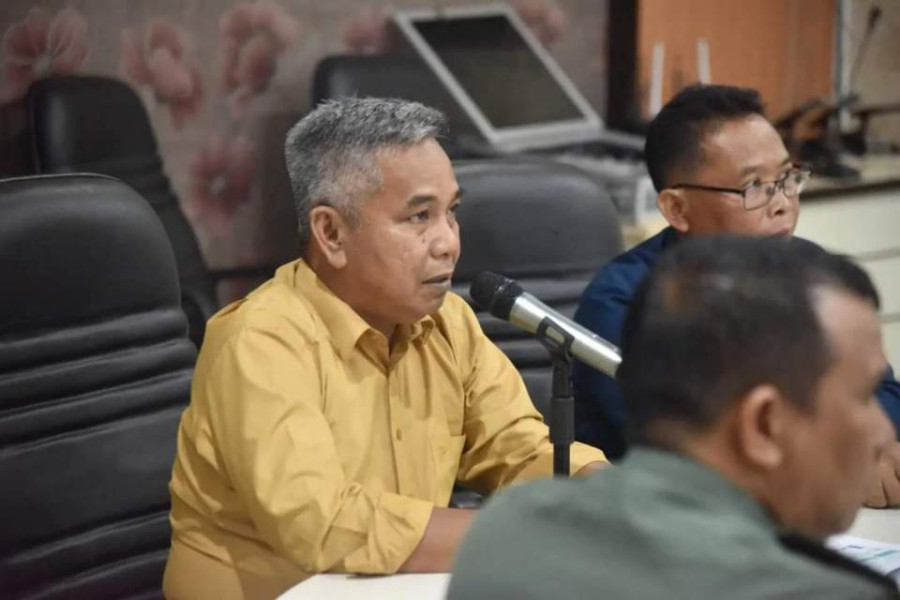 Pj Bupati Inhil Hadiri Press Release BRS Inflasi Kota Tembilahan Bulan Juni 2024