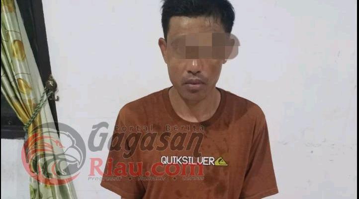 SU Ditangkap Polisi Diduga Edarkan Sabu di Desa Tapung Makmur