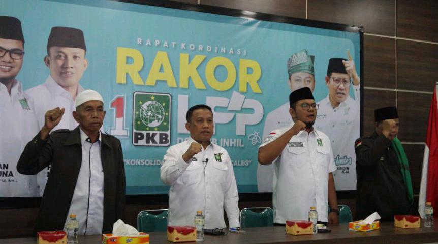 Mantapkan Strategi Pemenangan, PKB Inhil Rakor Konsolidasi Bacaleg