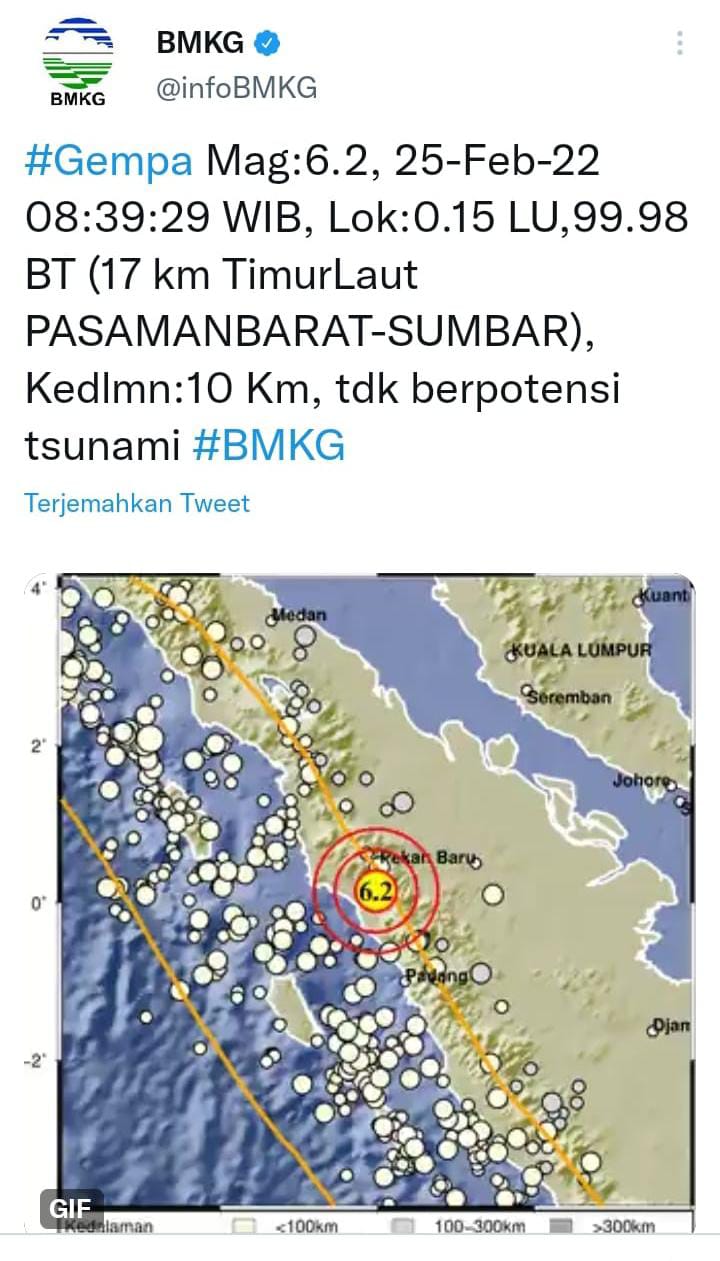 Sedang Kuliah Mahasiswa Berlari Keluar Kelas Saat Terjadi Gempa