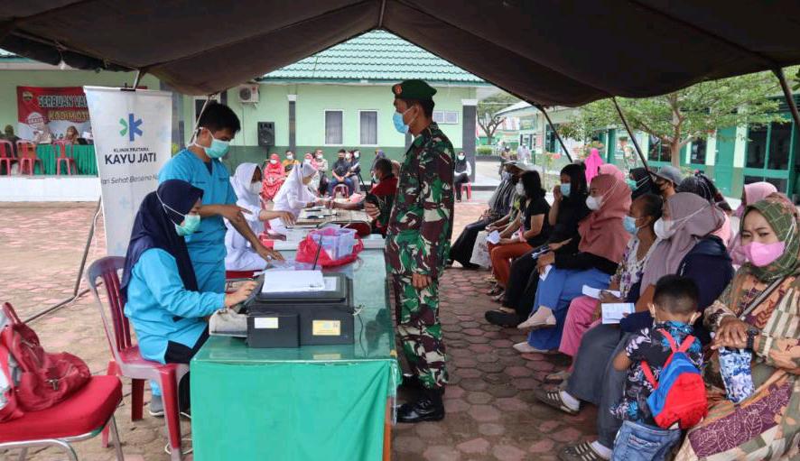 Kodim 0314/Inhil Gencar Laksanakan Vaksin Tahap II