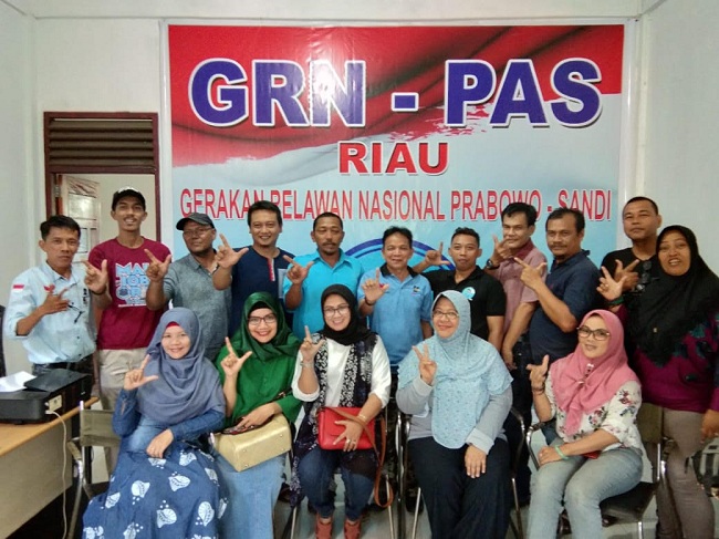 Januari 2019, Deklarasi dan Pelantikan Pengurus GRN PAS Riau