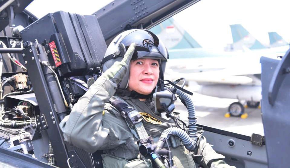 Puan Peroleh Wing Kehormatan Penerbang Kelas I TNI Angkatan Udara