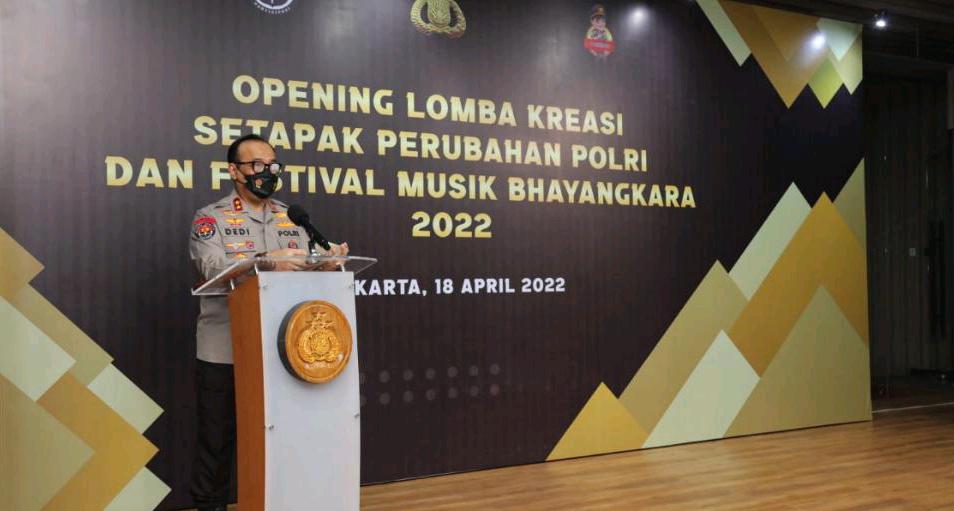 Polri Gelar Lomba Kreasi Setapak Perubahan dan Festival Musik Bhayangkara