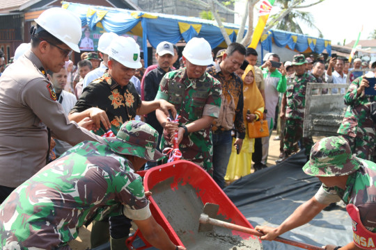 Pj Bupati Inhil Herman Harapkan Partisipasi Masyarakat Dalam Sukseskan Pelaksanaan Karya Bhakti Kodim 0314