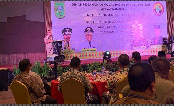 Riau Duduki Peringkat 4 Realisasi Investasi Terbaik se-Indonesia