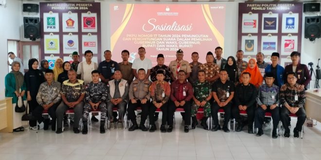 Bawaslu Rohil Ikut Sosialisasikan PKPU Nomor 17 Tahun 2024