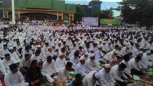Puluhan Ribu Masyarakat Inhil Hadiri Gema Muharam Di Lapangan Gajah Mada