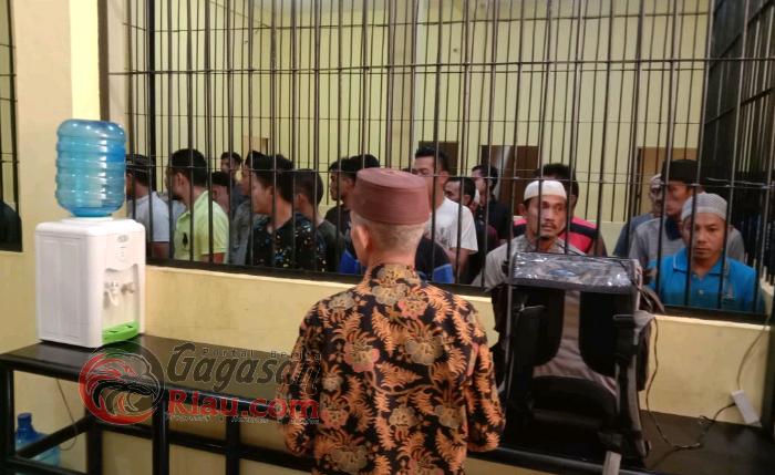 Tahanan Rutan di Kampar Ikuti Tausyiah dari  Ustad H Bakri Ahmad