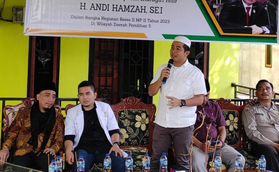 Serap Aspirasi, Anggota DPRD Inhil Andi Hamzah Gelar Reses di Dusun Sukadamai