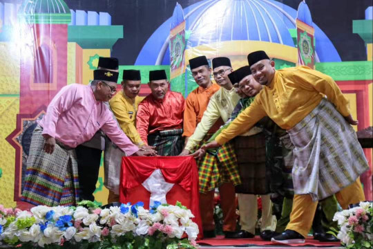 Staf Ahli Bupati Inhil H.Muammaf Qaddafi Membuka MTQ Ke- XIV Tingkat Kecamatan Pulau Burung Tahun 2024