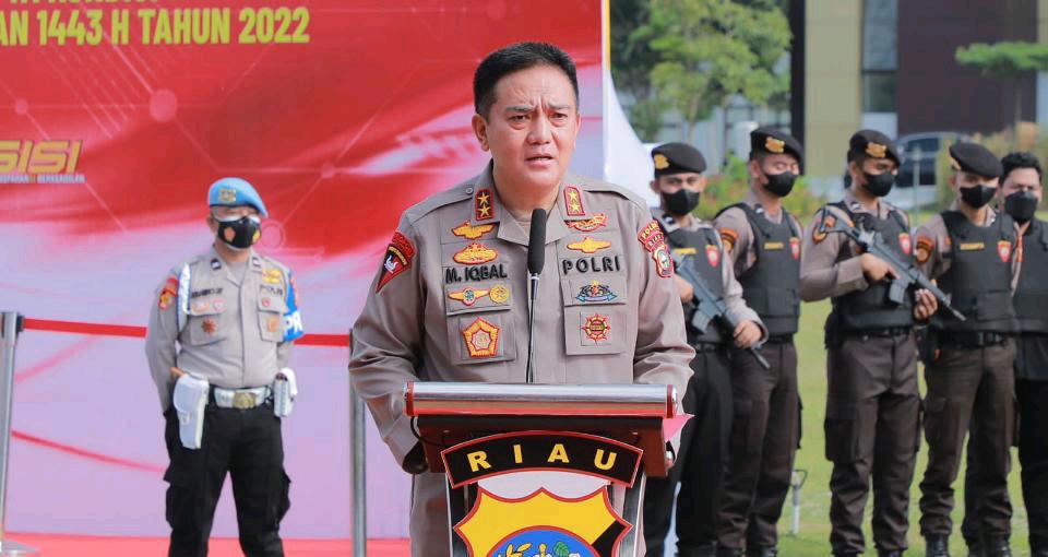 Kapolda Riau Instruksikan Jajaran Gelar Operasi Tertib Ramadhan Lancang Kuning 2022