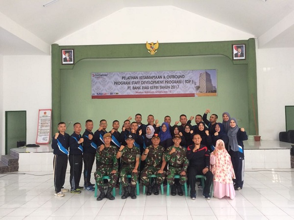 Untuk Meningkatkan Kedisiplinan Pemimpin Muda,Bank Riau Kepri Taja Pelatihan Kesamaptaan